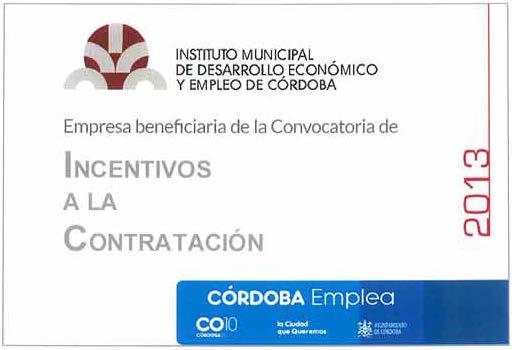 INSTITUTO MUNICIPAL DE DESARROLLO ECONÓMICO Y EMPLEO DE CÓRDOBA